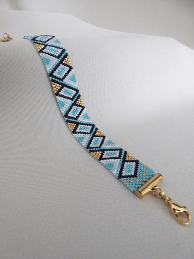Bracelet Tribal Sunset - bleu