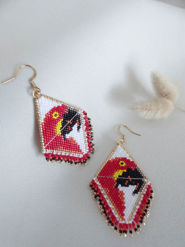Boucles d'oreilles Ara 