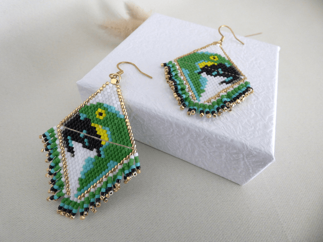 Boucles d'oreilles Ara 