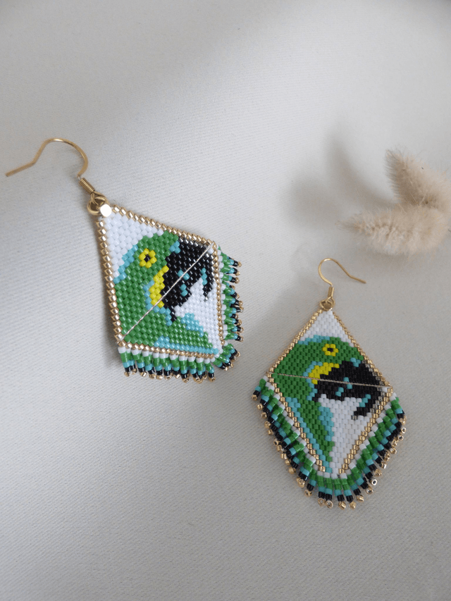 Boucles d'oreilles Ara 