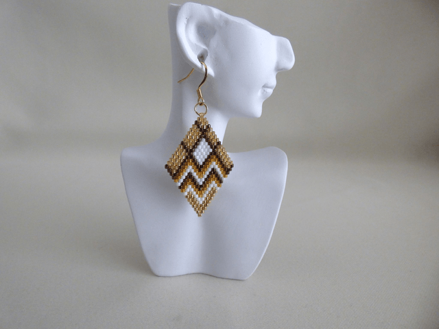 Boucles d'oreilles Aube dorée