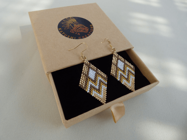 Boucles d'oreilles Aube dorée
