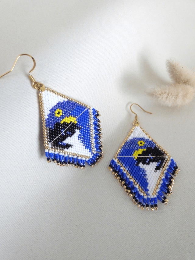 Boucles d'oreilles Ara 