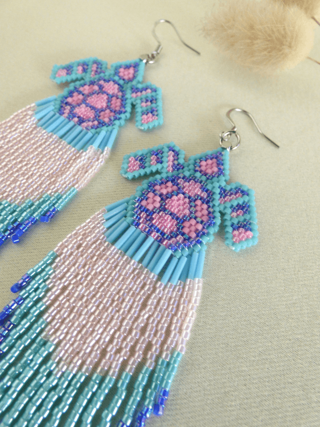 Boucles d'oreilles Tortue 