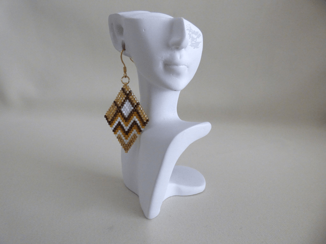 Boucles d'oreilles Aube dorée
