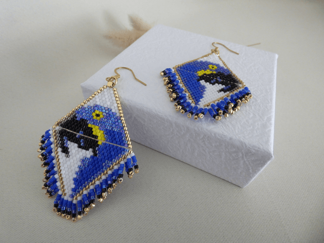 Boucles d'oreilles Ara 