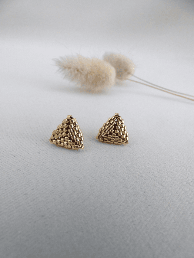 Puces d&#039;oreilles mini Kitty - doré