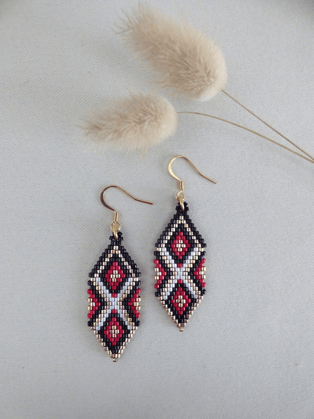 Boucles d&#039;oreilles Glam ethnique 